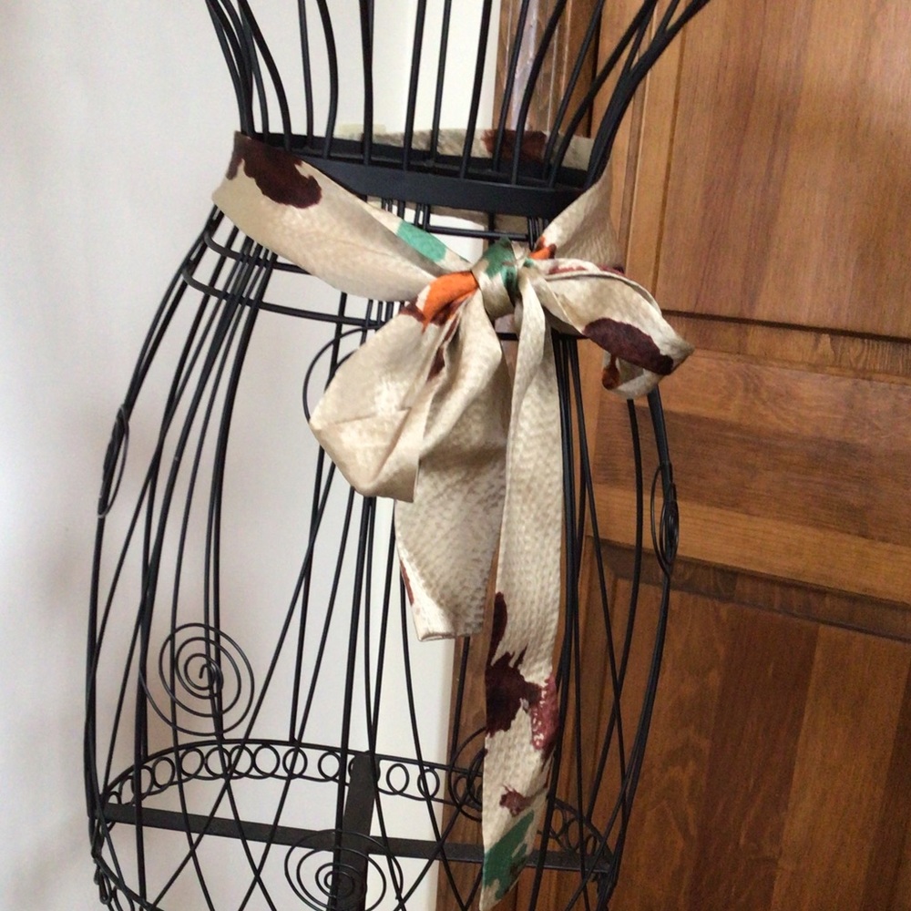 Silk Scarf or belt, 61x2 - Picture 2 of 2